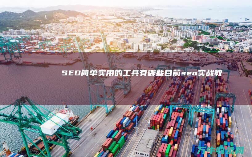 SEO简单实用的工具有哪些 目前 (seo实战教程)